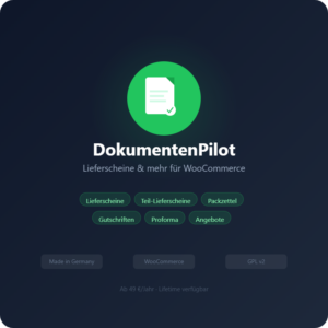 DokumentenPilot – Lieferscheine, Angebote & mehr für WooCommerce